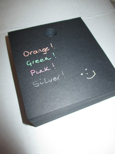 Pad jotter black - x,