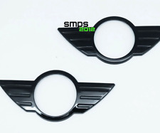 Mini F54 Clubman Gloss Black Badge Covers, Front and Rear 2014 - 2018
