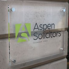 Acrylic Business Plaque House