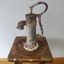 Vintage pottery/clay decorative hand pump very unusual