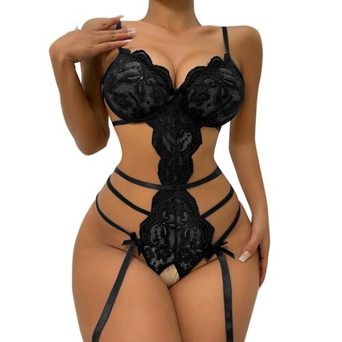 Women lace scallop lingerie - lace,