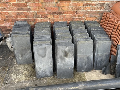 Used roofing slates - used, approx
