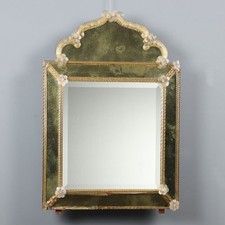 Antique Venetian Mirror Wood