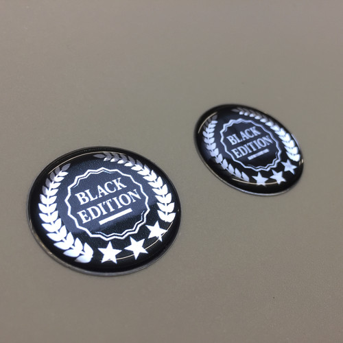 Domed resin gel stickers - gel,