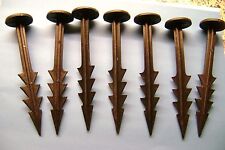 10 TO 2000 membrane Securing Pegs 6"- Weed Control Fabric ,Ground Cover, Fleece