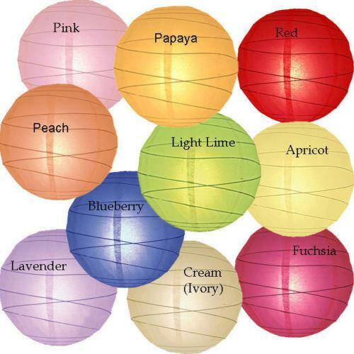 Round paper lantern lampshade - paper,