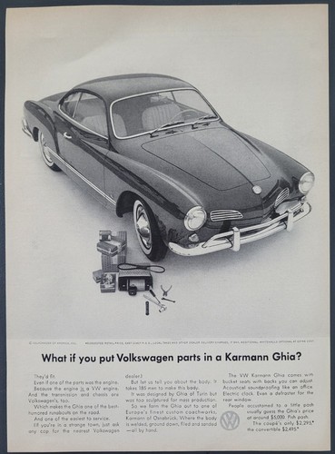 1963 print volkswagen - ad,