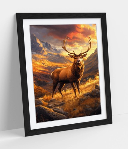 Majestic stag standing - standing, in