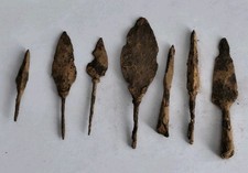 LOT OF 7 ANCIENT ROMAN IRON