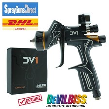 DeVilbiss DV1 Clearcoat Circuit Edition Spray Gun 1.2mm & 1.3mm C2+ HVLP Air Cap