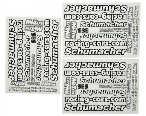 Schumacher decal sheet - schumacher,