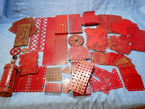 Vintage meccano quantity of - vintage,