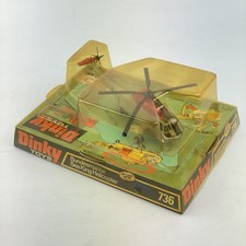 Vintage Boxed Dinky Toys No. 736 Bundesmarine Sea King Helicopter Box A/F
