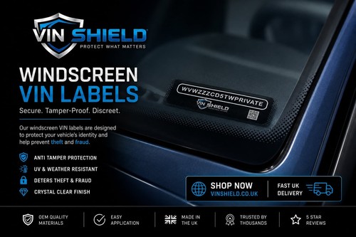 Windscreen label only - windscreen,