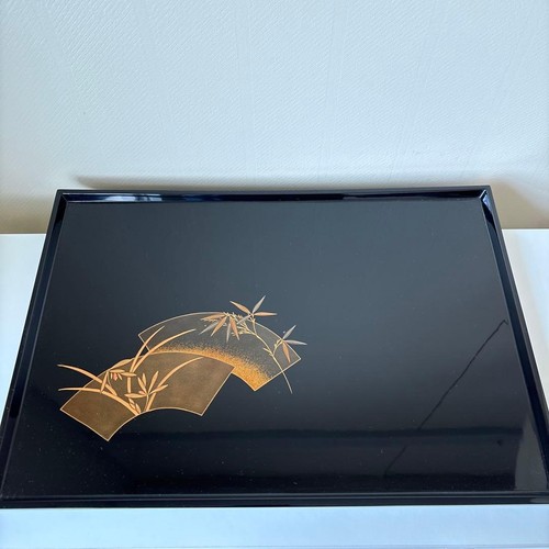 Japanese wajima lacquer tray - japanese,