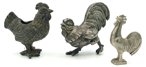Silver coloured metal - coloured,