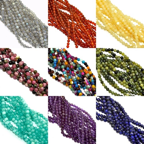 Natural round semi precious - natural,
