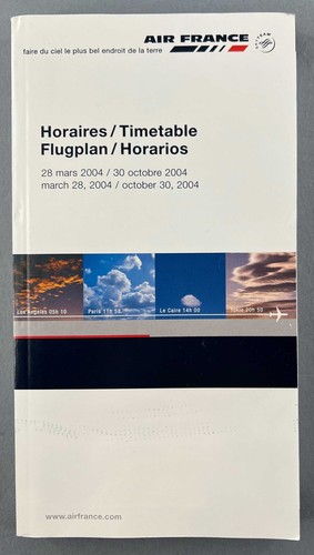 Air france airline timetable - air,
