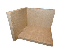 Fireboard Firebrick Stove Board Vermiculite 25mm Heat Proof Brick CHOOSE SIZE