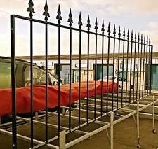Wrought iron railing fencing - wrought,