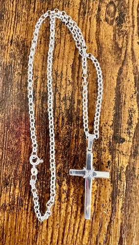 Large vintage solid silver - large, 925
