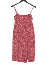 Motel Women's Midi Dress S Red 100% Viscose A-Line
