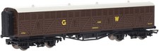 R6538 Hornby OO Siphon G Bogie Wagon GWR Brown - Missing Coupling (Pre-Owned)