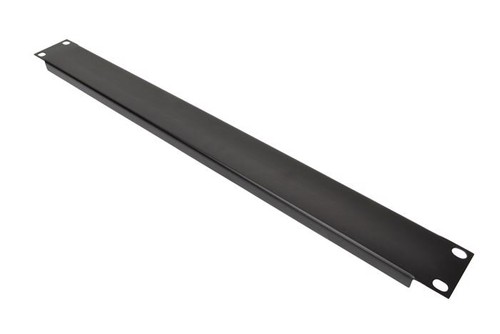 Blank rack panel black - 19",