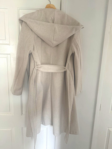 Zara womens beige hooded - beige,