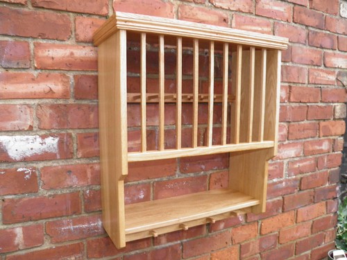 Solid oak plate - oak, rack