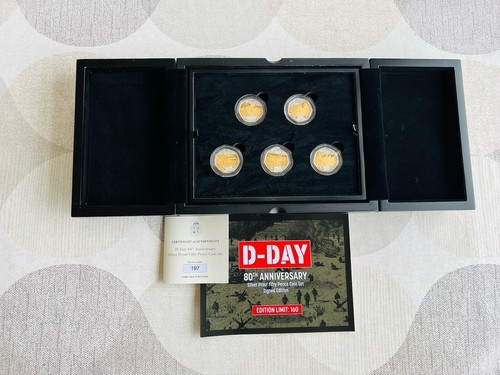 Pence silver proof 80th - 50,