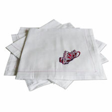 Set of 4 white 100% cotton