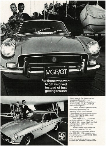 1972 mgb mod lady gent - mg,