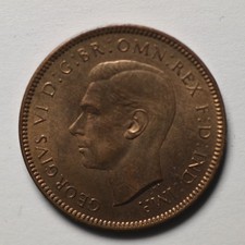 1945 Farthing George VI Wren