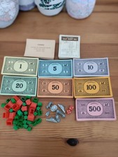 Vintage Monopoly Pieces 1960's