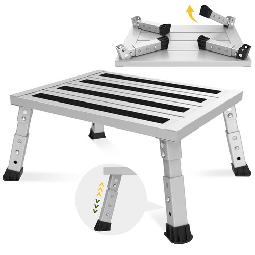 Adjustable step stool wide - step, stool,