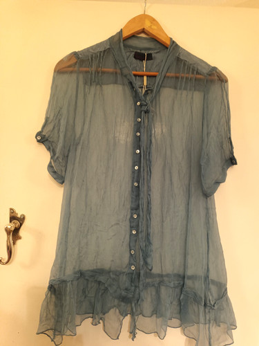 Lysgaard sheer green button - sheer,