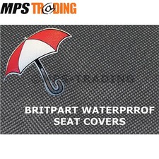 Range Rover Classic 4 Door Front Waterproof Seat Cover Set Grey DA2803GREY