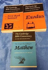 Cambridge Bible Commentary x3