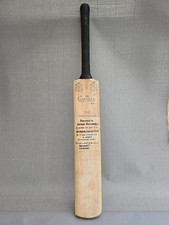 Vintage cricket bat by County Sports St Neots Hunts 88cm Nutbrook Cricket Club
