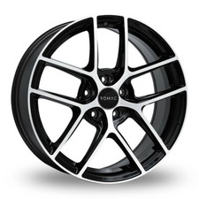 4X Lexus IS 300 1995 to 2022 Alloy Wheels & Tyres - 18" Romac Diablo Black/Po...
