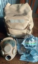 NATO Issue Desert Gas Mask Set - NBC + Scott PRO 2000 CF32 Filter