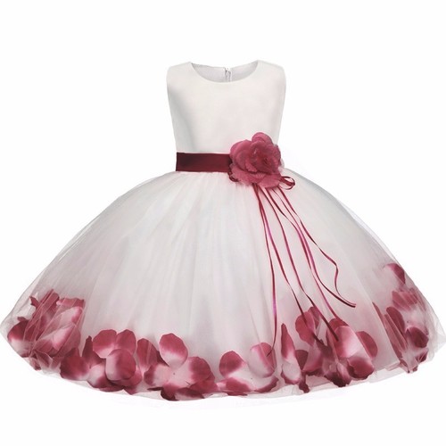 Baby girl dress petals - dress,