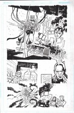 JLA Incarnate page   Andrei Bressan  Original comic art Joshua williamson