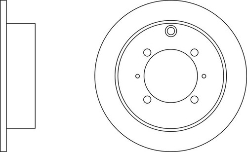 Apec blue rear brake discs - rear,