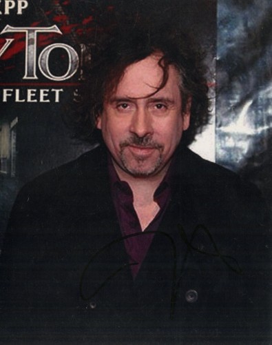 Tim burton signed 8x10 - signed, 8x10"