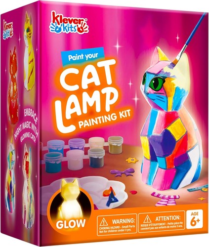 Paint your own cat - own, lamp