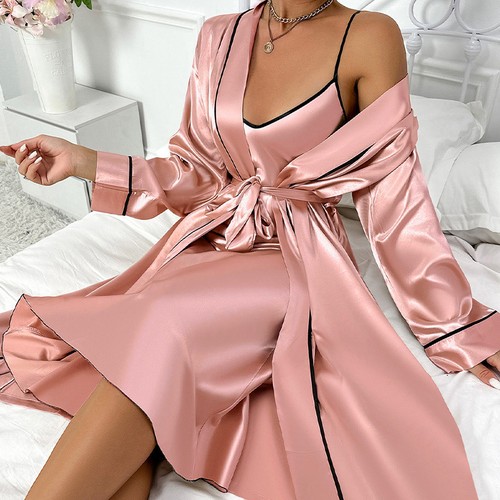 Women sexy silk satin - women’s,