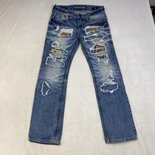 Affliction Black Ace Patchwork