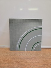 LEGO Grey Baseplate Road 32 x 32 Stud Curve with Road Pattern